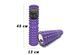 Массажний ролик с углублением для хребта EasyFit Grid Roller 45 см v.1.2 фиолетовый EF-2028-V фото 1