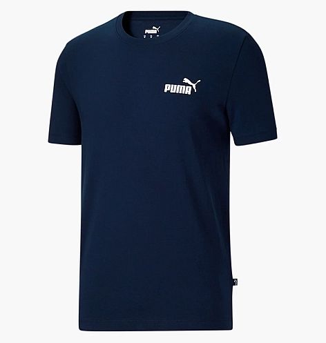 Футболка чоловіча Puma Essentials NO1 Logo Tee 677463 06 navy 677463_06 фото