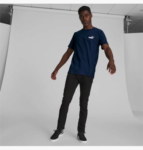 Футболка чоловіча Puma Essentials NO1 Logo Tee 677463 06 navy 677463_06 фото