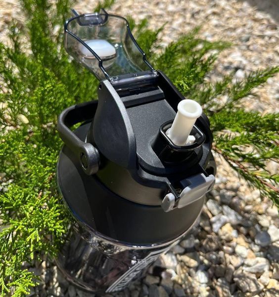 Пляшка для води CASNO 1000 мл KXN-1258 чорна KXN-1258_Black фото