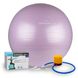 Мяч для фитнеса и йоги (фитбол) Power Play Gymball d-65см фиолетовый + насос PP_4001_65_Lilac фото 1