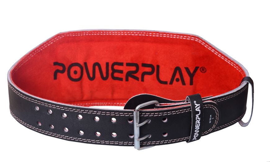 Пояс для важкої атлетики PowerPlay 5053 шкіряний PP_5053_XS_Black фото