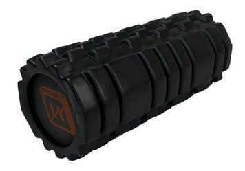 Масажний ролик EasyFit Solid Roller v.1.1s 33 см посилений чорний EF-2050-Bk фото
