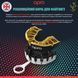 Капа боксерська Opro Gold доросла (вік 11+) чорно-золота Gold_Bl/Gold фото 4