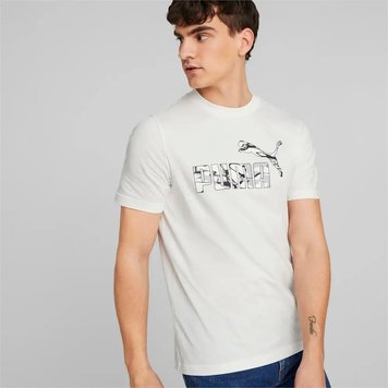 Футболка мужская Puma Summer Splash Graphic Tee 677095 02 white 677095_02 фото