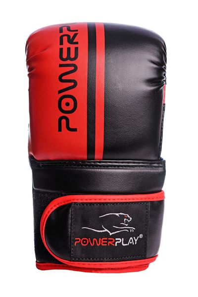 Снарядні рукавички PowerPlay 3025 чорно-червоі PP_3025_S_Red/Black фото