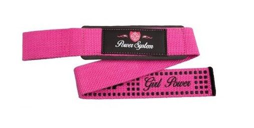 Лямки для тяги Power System Power Straps PS-3420 рожеві PS-3420_Pink фото