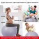 Мяч для фитнеса и йоги (фитбол) Power Play Gymball d-75см голубой + насос PP_4001_75_Blue фото 8