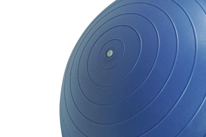 Мяч для фитнеса полумассажный (фитбол) Power Play Gymball d-65см синий + насос PP_4003_65_Blue фото