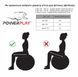 Мяч для фитнеса полумассажный (фитбол) Power Play Gymball d-65см серый + насос PP_4003_65_Light-grey фото 6