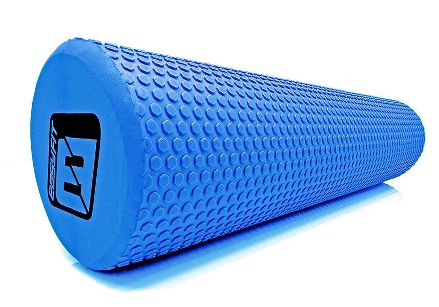Массажный ролик EasyFit Foam Roller 60 см из плотной пены фиолетовый EF-2032-BL фото