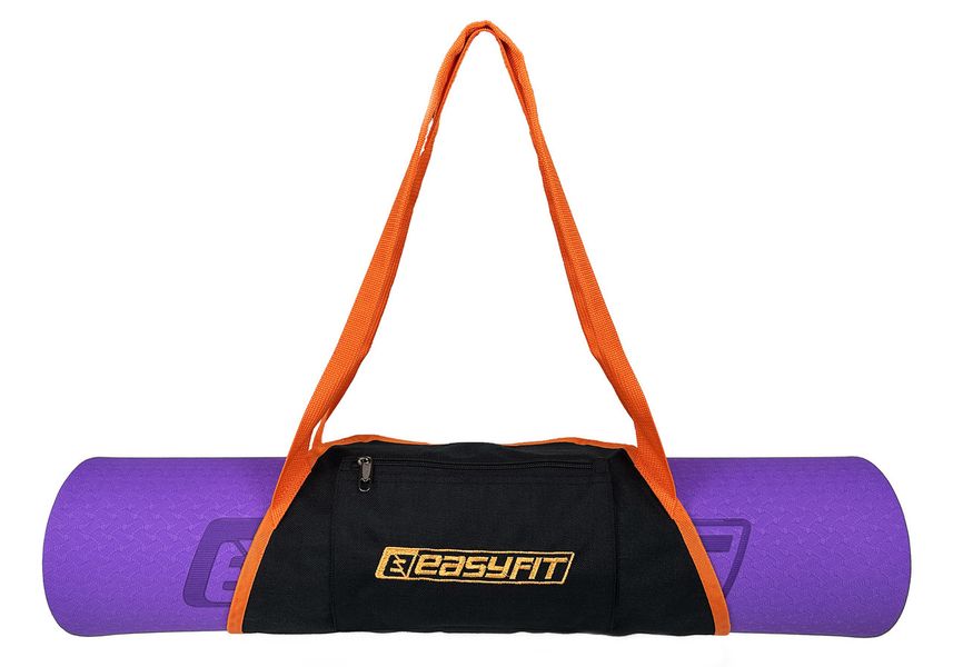 Сумка для коврика для йоги и фитнеса EasyFit оранжевая EF-YB38-Or фото