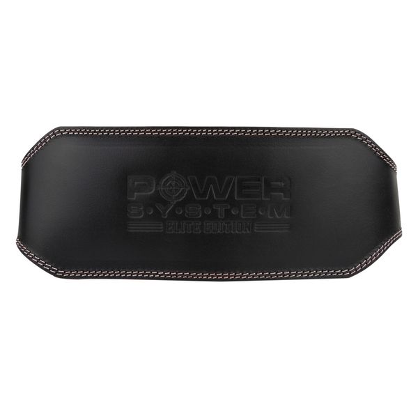 Пояс для важкої атлетики Power System Elite Edition PS-3030 шкіряний PS-3030_S_Black-Red фото