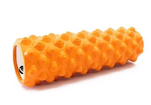 Массажный ролик EasyFit Grid Roller Extreme 45 см оранжевый EF-2051-OR фото
