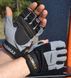 Перчатки для фитнеса и зала Mad Max Damasteel MFG-871 серо-черные MFG-871 фото 6