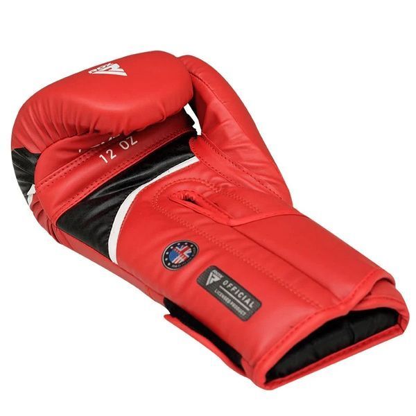 Боксерські рукавиці RDX AURA PLUS T-17 червоно-чорні BGR-T17RB-10OZ+ фото
