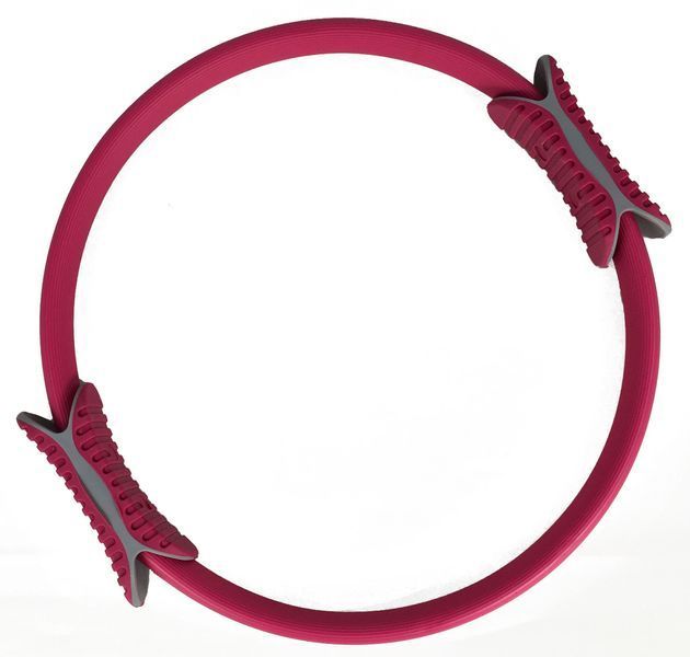 Кольцо для пилатеса, фитнеса и йоги изотоническоеd-38см EasyFit розовое EF-1850-P фото