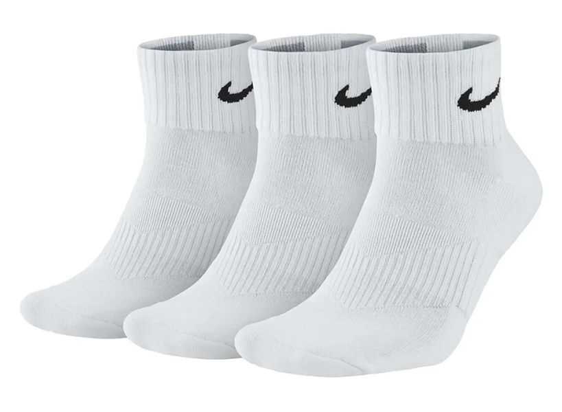 Носки Nike Value Cush Ankle 3-pack (3 пары) SX4926-101 белые SX4926-101 фото