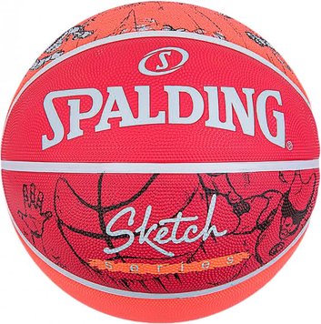 Мяч баскетбольный Spalding Sketch Drible size 7 (84381Z) 84381Z фото