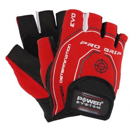 Перчатки для фитнеса и тренажерного зала Power System Pro Grip EVO PS-2250E Red PS_2260RD фото