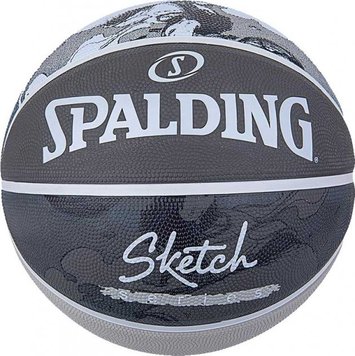 М'яч баскетбольний Spalding Sketch Jump Ball size 7 (84382Z) 84382Z фото