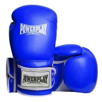 Боксерські рукавиці Power Play Challenger 3019 сині PP_3019_8oz_Blue фото