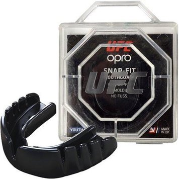 Капа для боксу OPRO Snap-Fit UFC чорна SN_UFC_Black фото