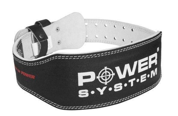 Пояс для тяжелой атлетики Power System Basic PS-3250 Power кожаный PS-3250_S_Black фото