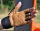 Перчатки для фитнеса и зала Mad Max MFG-269 Professional черно-коричневые MFG-269-Brown фото 4
