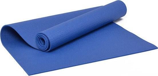 Килимок для фітнесу та йоги Power System Fitness-Yoga Mat PVC синій (173смx61смx0.6см) PS-4014_Blue фото