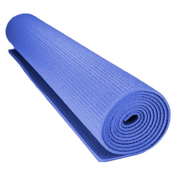 Килимок для фітнесу та йоги Power System Fitness-Yoga Mat PVC синій (173смx61смx0.6см) PS-4014_Blue фото