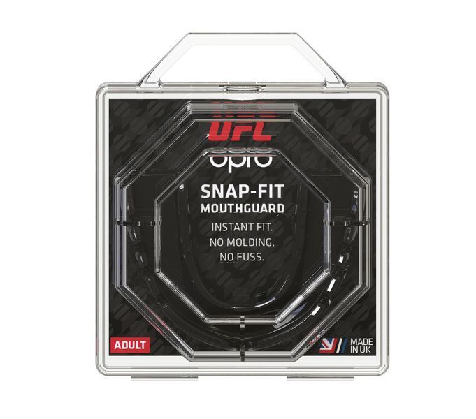Капа боксерская Opro Instant взрослая (возраст 11+) бело-золотая SN_JR_UFC_Black фото
