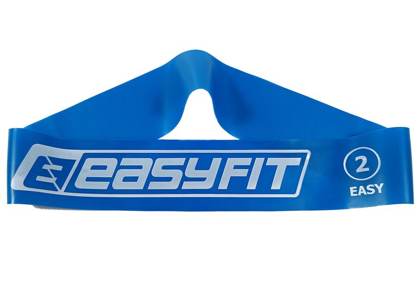 Лента сопротивления для фитнеса EasyFit №2 синяя EF-1812-2 фото