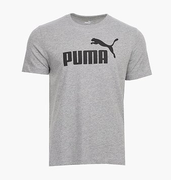 Футболка мужская Puma Essentials Logo Tee 586449 03 grey 586449_03 фото