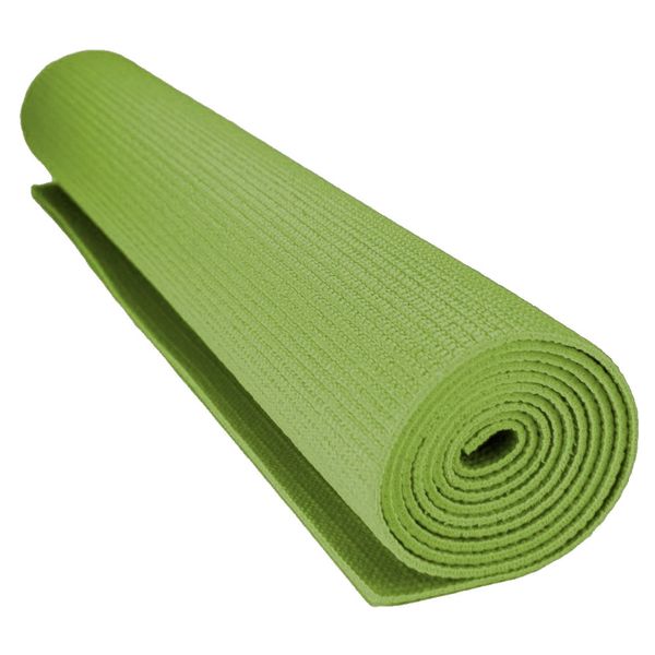 Килимок для фітнесу та йоги Power System Fitness-Yoga Mat PVC зелений (173смx61смx0.6см) PS-4014_Green фото