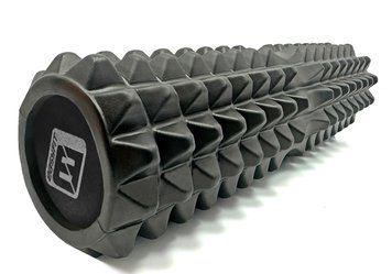Масажний ролик виїмкою для хребта посиленний EasyFit Solid Grid Roller 45 см v.2.2s чорний EF-2053-BK фото