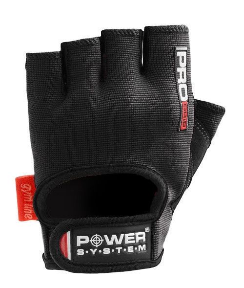 Рукавички для фітнесу і тренажерного залу Power System Pro Grip PS-2250 Black PS-2250_Black фото