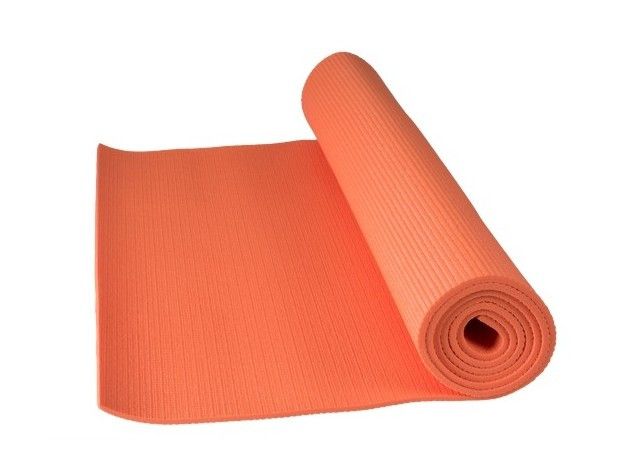 Килимок для фітнесу та йоги Power System Fitness-Yoga Mat PVC помаранчевий (173смx61смx0.6см) PS-4014_Orange фото