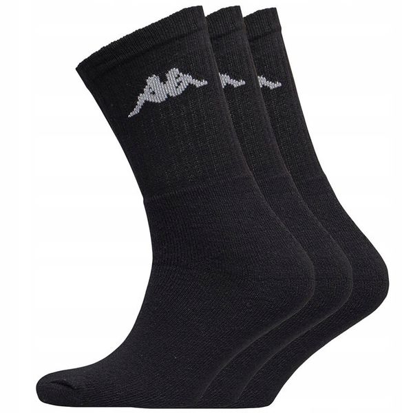 Носки Kappa Trisper Tennis Sock 3-pack (3 пары) 303WIG0-902 черные 303WIG0-902 фото