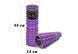 Масажний ролик виїмкою для хребта посиленний EasyFit Solid Grid Roller 45 см v.2.2s фіолетовий EF-2053-V фото 2