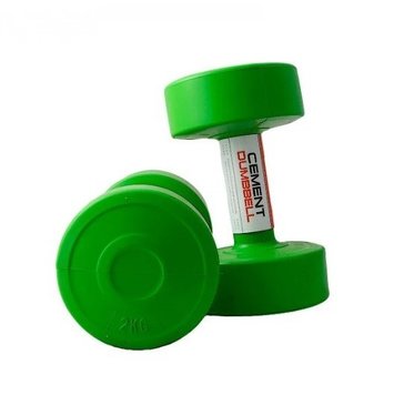 Гантели для фитнеса композитные LiveUP Cement Dumbell 2шт по 2 кг LS2003-2 фото