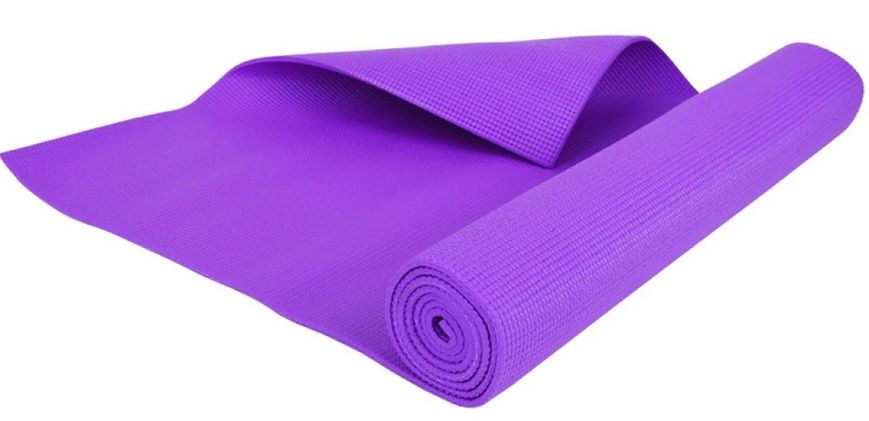 Коврик для фитнеса и йоги Power System Fitness-Yoga Mat PVC фиолетовый (173смx61смx0.6см) PS-4014_Purple фото