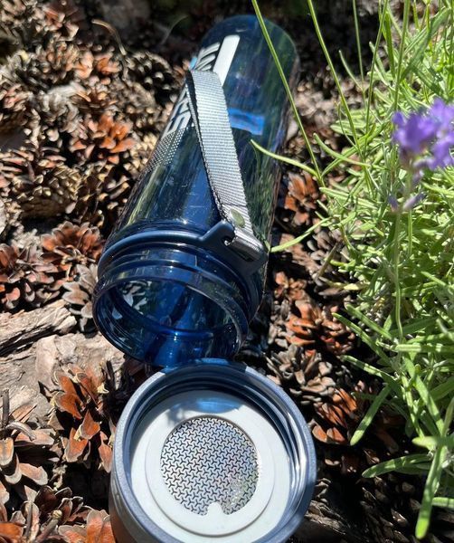 Бутылка для воды CASNO 1000 мл KXN-1111 голубая KXN-1111_Blue фото