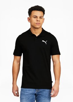 Футболка чоловіча Puma Essentials Jersey Polo 588509 01 black 588509_01 фото