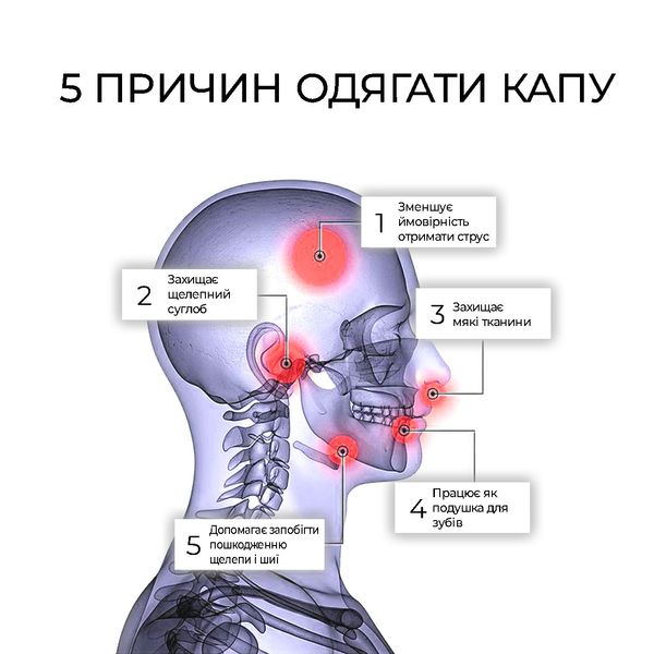 Капа для боксу доросла Makura Ingis чорно-помаранчева Ingis_SR_Bl/Or фото