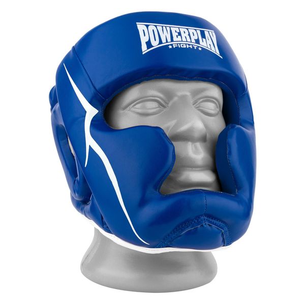 Шолом для боксу тренувальний Power Play 3100 синій PP_3100_XS_Blue фото