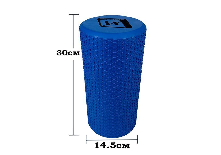 Масажний ролик EasyFit Foam Roller 30 см фіолетовий EF-2024-Bl фото