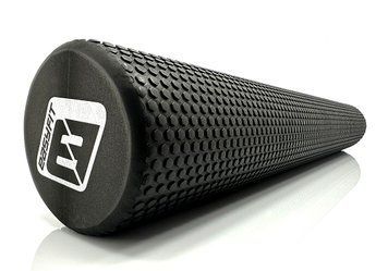 Масажний ролик EasyFit Foam Roller 45 см з міцної піни чорний EF-2034-BK фото