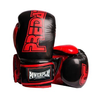 Боксерские перчатки Power Play Predator 3017 черные PP_3017_8oz_Black фото