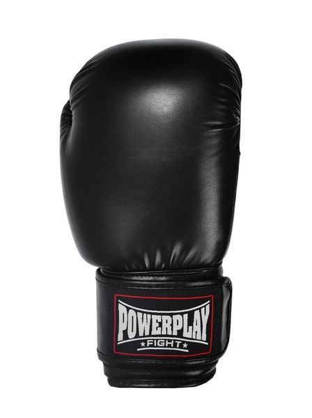 Рукавички боксерські Power Play 3004 чорні PP_3004_10oz_Black фото